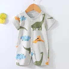 2026 Novo macacão estilo Baby Jumpsuit Recém-nascido Macacão de manga curta Romper Baby Clothing Baby Onesie