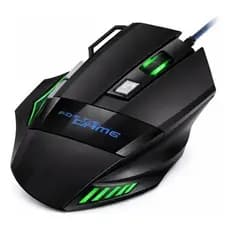 MOUSE GAMER COM FIO  7 BOTOES E 3 BOTOES MAUSE COM LED RGB 2.400 DPI ÓPTICO ILUMINAÇÃO COLORIDA PARA JOGOS VIDEO GAMERS