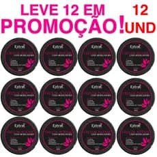12 Cera Modeladora Tranças Box Braid Baby Hair Profissional Cachos Modelar Extrat Professional 120g