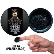 Cera Modeladora Ultra Fixação Escurecedora Cabelo E Barba 120g!