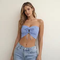 Top Tomara Que Caia Feminino Tricot Modal PREMIUM Escamado Moda Festa Verão Caimento Perfeito