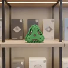 O Brinquedo Anti-Stress Relaxante Engrenagem Triângulo 3D