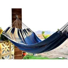 Rede De Dormir Descanso Solteiro Cinza Listrado GIGANTE 3.6Metros