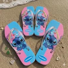 Kit Mae e Filha Chinelo Personalizado Leve Macio Antiderrapante