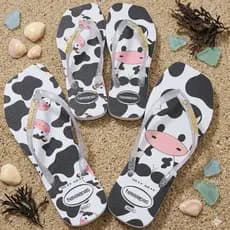 Kit Mae E Filha Chinelo Personagem Modinha E Estilo Leve e Macio