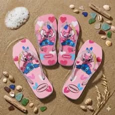 Kit Mae E Filha Chinelo Estampa Personalizada Leve Confortável Promoção