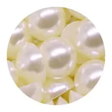 Meia Perola Para Colagem De 12mm Em Abs Pacote Com 500Gr