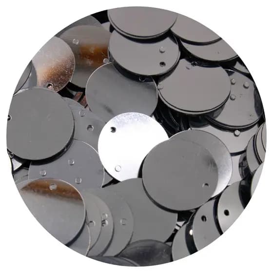 Lantejoula Com Furo Dec20mm Em Pvc Com 500 Gramas