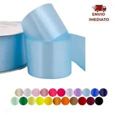 FITA DE CETIM Nº 9 LISA LADEIRA PREMIUM 38MM COM 45 METROS