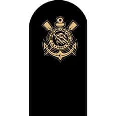Painel Retangular (s/Elastico) Romano (com elastico) Corinthians Preto/Dourado 2x1 NÃO É VESTE FACIL
