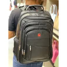 Mochila Masculina De Couro Impermeável Reforçada Grande