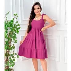 Vestido de Alça Curto Confort
