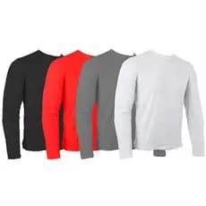 KIT 3 CAMISETAS MANGA LONGA DRYFIT HELANCA POLIÉSTER