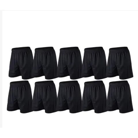 KIT COM 10 (DEZ) BERMUDAS CALÇAO CORES SHORTS CAMINHADA PISCINA FUTEBOL FUTSAL RUA UNIFORME CONJUNTO CRIANÇA ADULTO