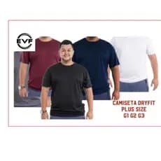 KIT 5 Camisetas Masculina  PLUS SIZE Masculina G1 G2 G3