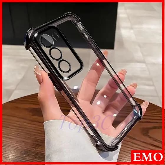 Invólucro Forinfinix Hot 60i case infinix 60 4G Capa De Telefone Transparente anti-Queda De Quatro Cantos Anticolisão Se
