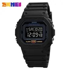 SKMEI 1628 relógio digital militar masculino desporto impermeável relógio de contagem regressiva LED