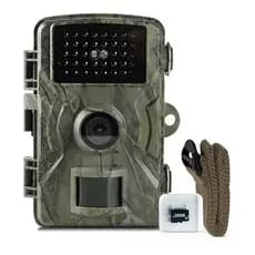 Câmera De Caça Visão Noturna, Observação, 1080p O Envio Imediato IP66 À Prova D'água Ao Ar Livre Vida Selvagem