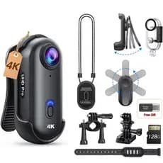 Mini Câmera Esportiva À Prova D'água 1080P HD Action Cam Para Motocicleta Capacete De Bicicleta Esportes Radicais