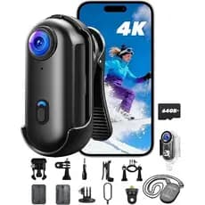 Câmera De Ação WiFi 1080P Com Lente Grande Angular De 120 ° Pulsador Magnético À Prova D'água Mini Esportiva 30M