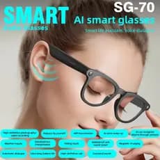 AI Smart Glasses Com Câmera De 12MP Óculos De Tradução Inteligente Adequados Que Mudam De Cor Para Fotos E Vídeos Assist