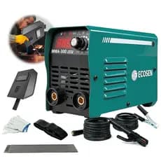 Maquina De Solda Inversora Portátil MMA 300 220V  Classe Proteção G Display Digital
