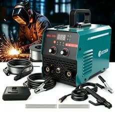 Inversora Solda Multiprocesso Tig Mig Mma Tocha Kit Arames