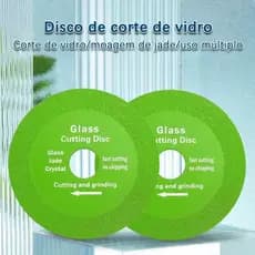 2 PCS Disco de corte de vidro  4 polegadas e 100 mm