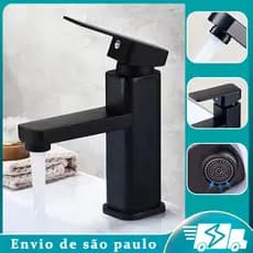 Torneira de Luxo para Cuba e Pia Aço para Banheiro