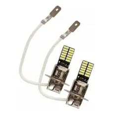 2 Lâmpadas H3 24 Leds  4014 Smd 10w 6000k Carro