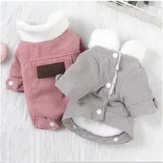 Casaco Luxo Jaqueta Pet Cachorro Gato Roupa Inverno Pequeno
