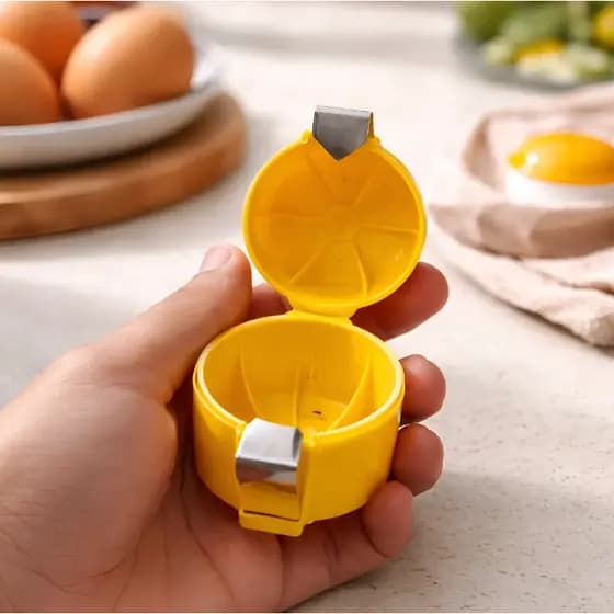 Quebrador De Ovos E Abridor Utensílio Prático De Cozinha Cor Aleatória