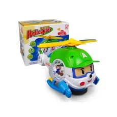 Helicóptero Brinquedo Infantil Bate Volta Com Luz E Som Led