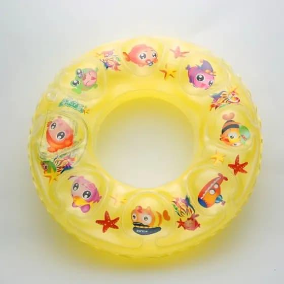 Boia Peixinho Infantil Circular Inflavel Proteção Praia Piscina Desenhos - Boias Salva Vidas 60,70,80 E 90CM