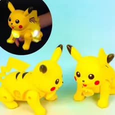 Brinquedo Pikachu que Anda, Mexe e Encanta – Interativo, Divertido e Fofo