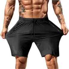 Bermuda maculina academia tactel com elastano bolso com ziper shorts com ziper alta qualidade MOVE FIT