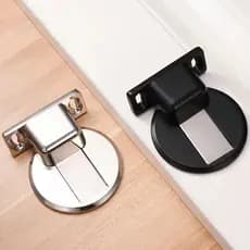 Prende Porta Magnetico todo em metal prata/preto