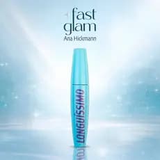 Máscara de Cilios Longuíssimo Fast Glam Efeito Leque Ana Hickmann