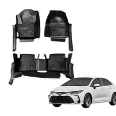 Tapete 5D Corolla GLI/XEI Hybrid Kit Completo Borda Alta Envolvente Impermeável Resistente Premium
