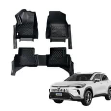Tapete 5D Corolla Cross Kit Completo Borda Alta Envolvente Impermeável Premium Resistente