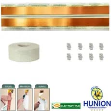 Kit Fita Elétrica Eletrofita 2 Pistas 4 Metros 750v/10amp