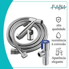 Kit de Ducha Higiênica Para Banheiro Completa Com núcleo da válvula de cobre 1/2 polegada