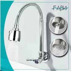 Inox Prata Torneira Cozinha parede chuveiro com rotação de 360° Cozinha Luxo Parede Promoção