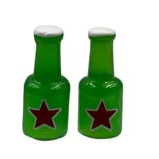 Tampa Válvula Cerveja Bike Carro Moto Bico Pneu Par Verde