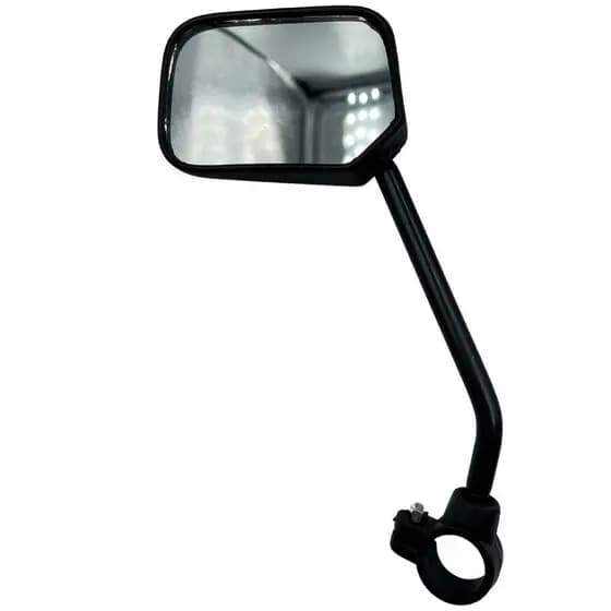 Retrovisor Retangular Espelho Refletor Direito Preto