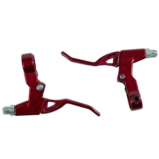 Manete Maçaneta Freio Gtu Bike Bicicleta Alumínio Vermelho