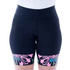 Bermuda Elite Ciclista Forro Feminino Tam P Preto