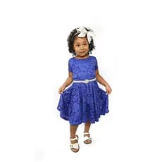 Vestido Infantil Menina  Godê Rendado