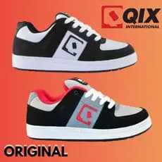 Tenis Masculino Qix Urbano Skate Original Sneaker Cadarço Preto