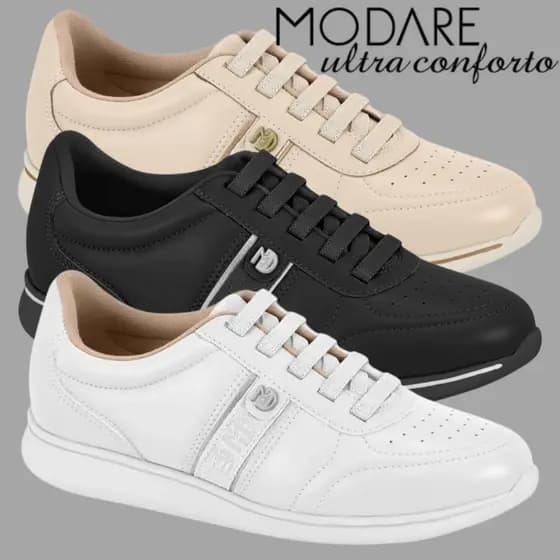 Tenis Modare Ortopedico Ultra Conforto Feminino Casual Macio